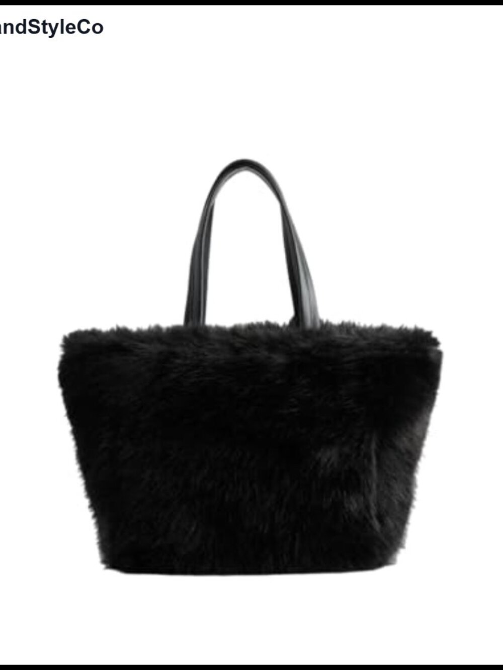Faux Fur Tote Bag, Spacious Handbag for Everyday & Travel